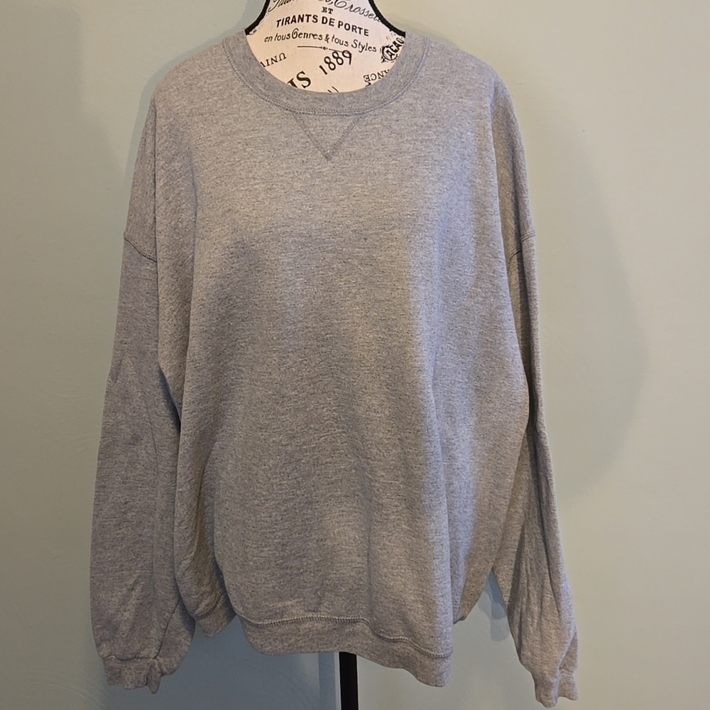 Grey Jerzees Crewneck